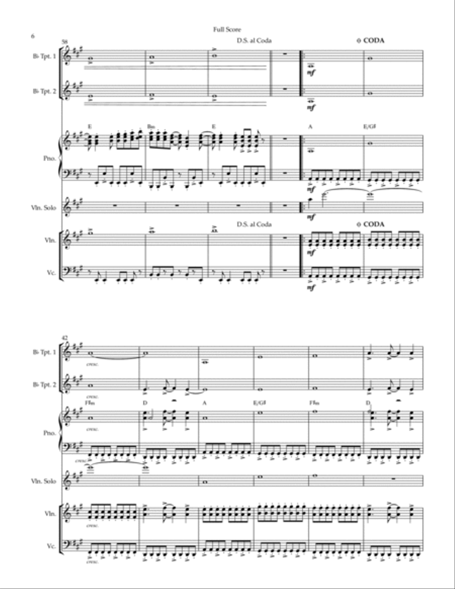 Take On Me Small Ensemble scores gallery preview page 6