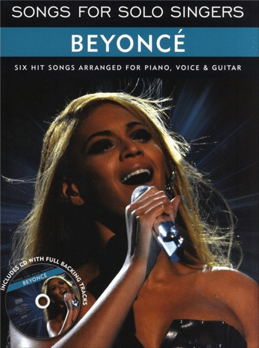 Songs For Solo Singers Beyonce Book/CD Piano, Vocal, Guitar scores gallery preview page 1