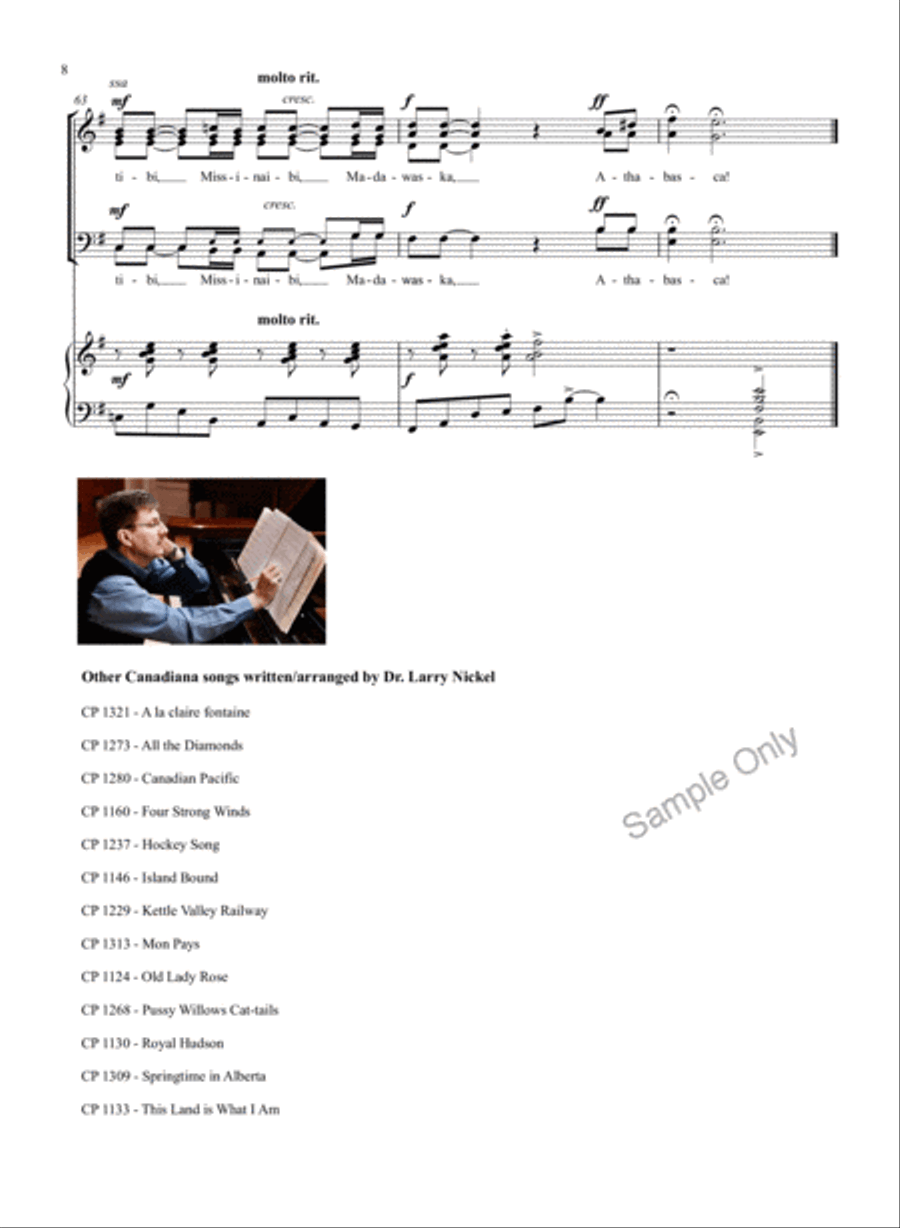 All The Little Rivers 3-Part scores gallery preview page 8