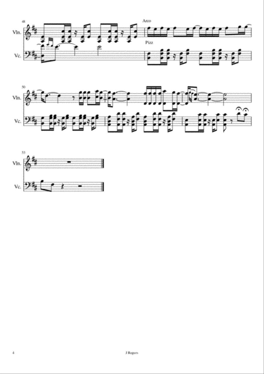 Despacito String Duet scores gallery preview page 4