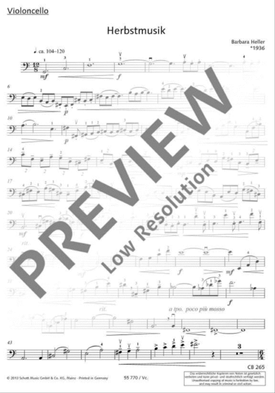 Autumnal Music Piano Accompaniment scores gallery preview page 15
