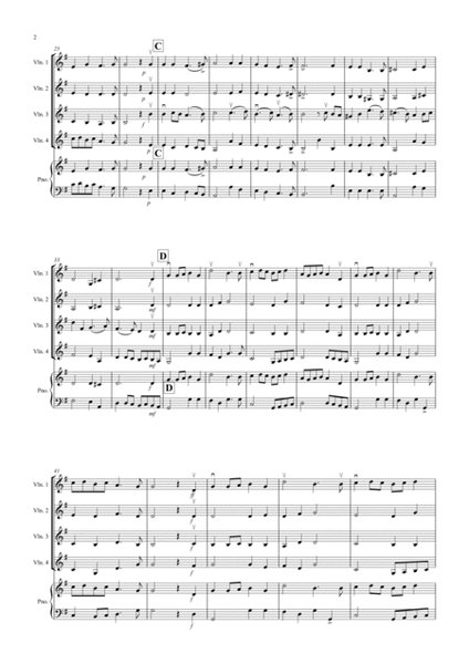 Prelude from Te Deum for Violin Quartet image number null