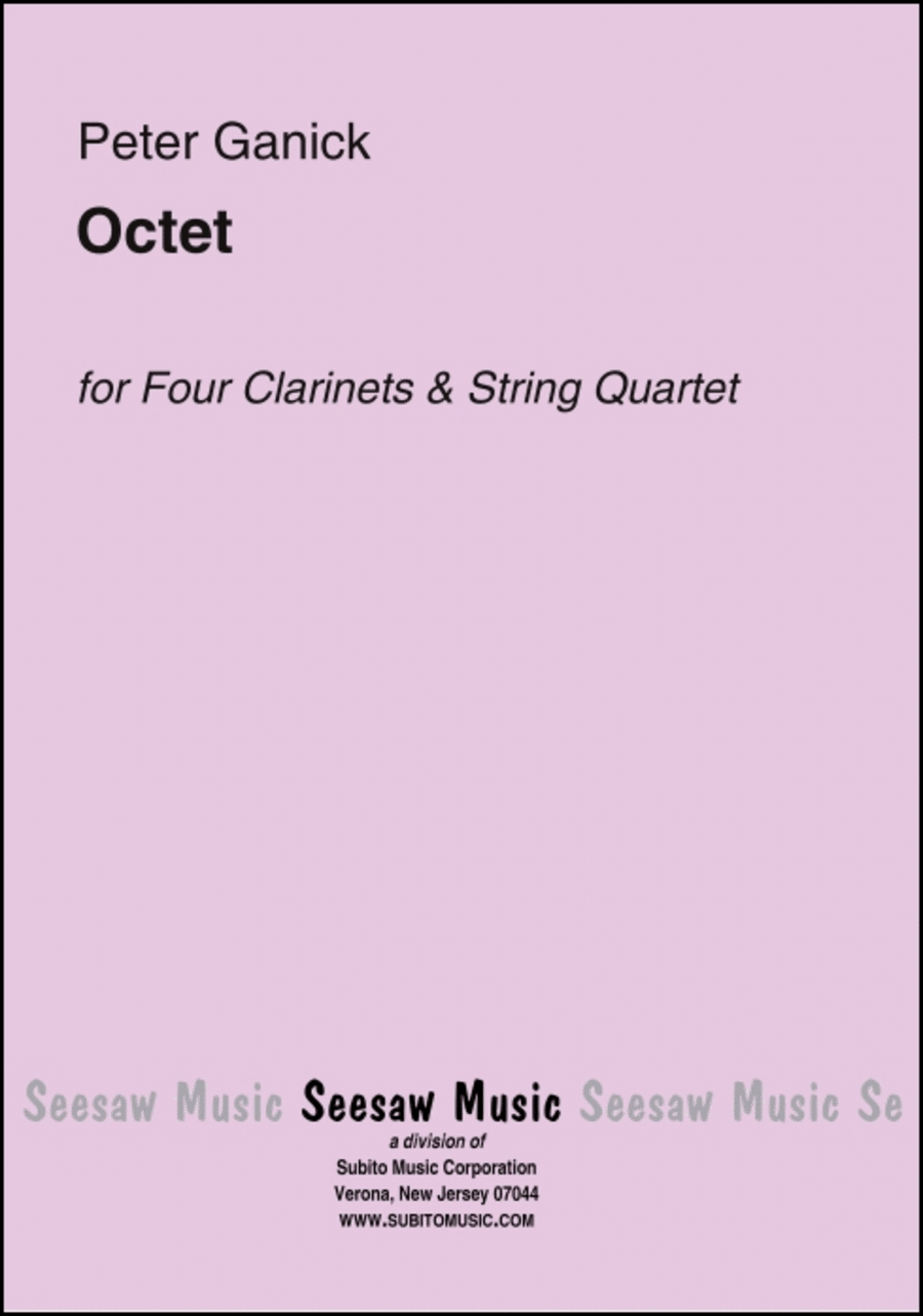 Octet Octet Clarinet Quartet scores gallery preview page 1