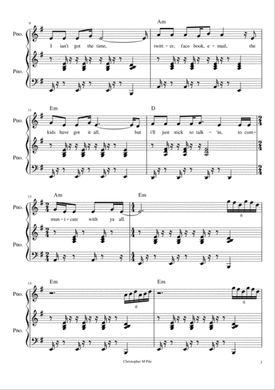 Life Train Voice scores gallery preview page 3