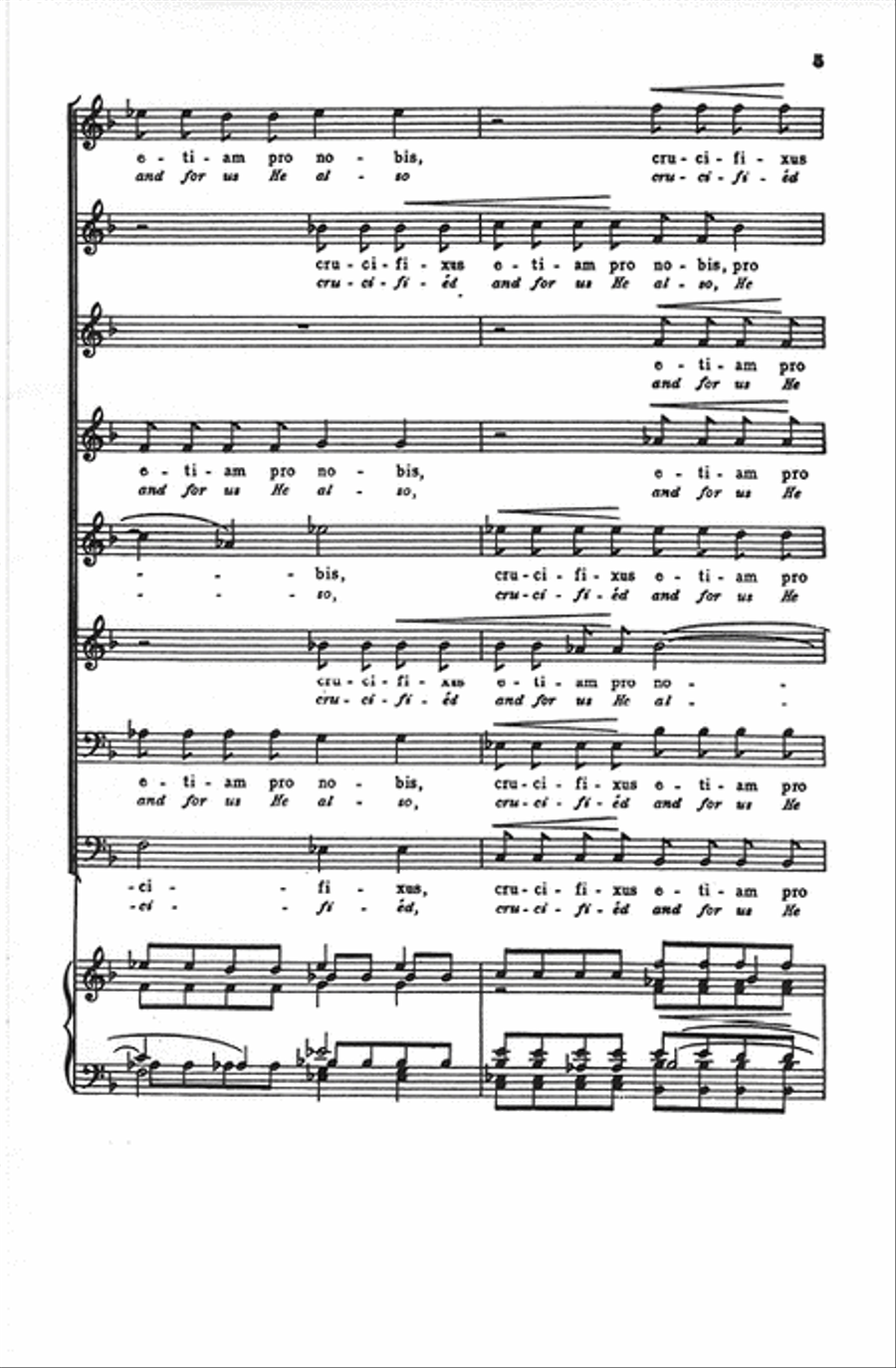 Crucifixus - SSAATTBB SSAATTBB scores gallery preview page 5