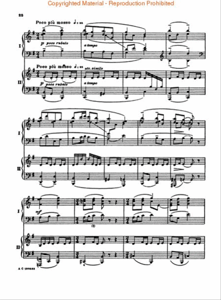 Sonata for Two Pianos Sonata for Two Pianos Piano Solo scores gallery preview page 4