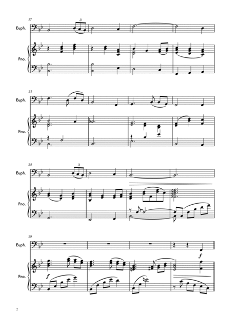 Amazing Grace - Euphonium/Baritone Baritone Horn BC scores gallery preview page 2