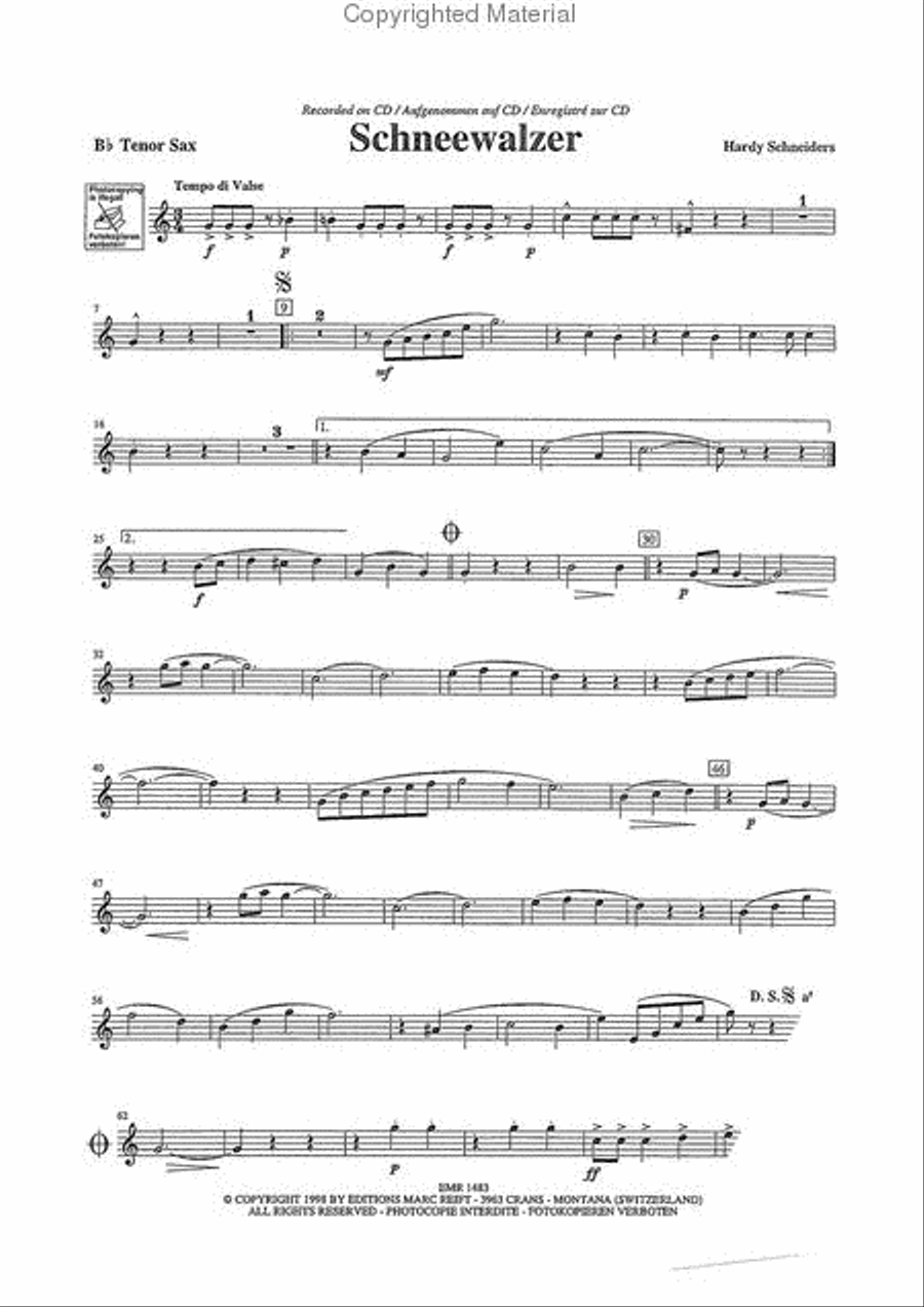 Play The 1st Tenor Saxophone With The Marc Reift Orchestra Concert Band scores gallery preview page 6