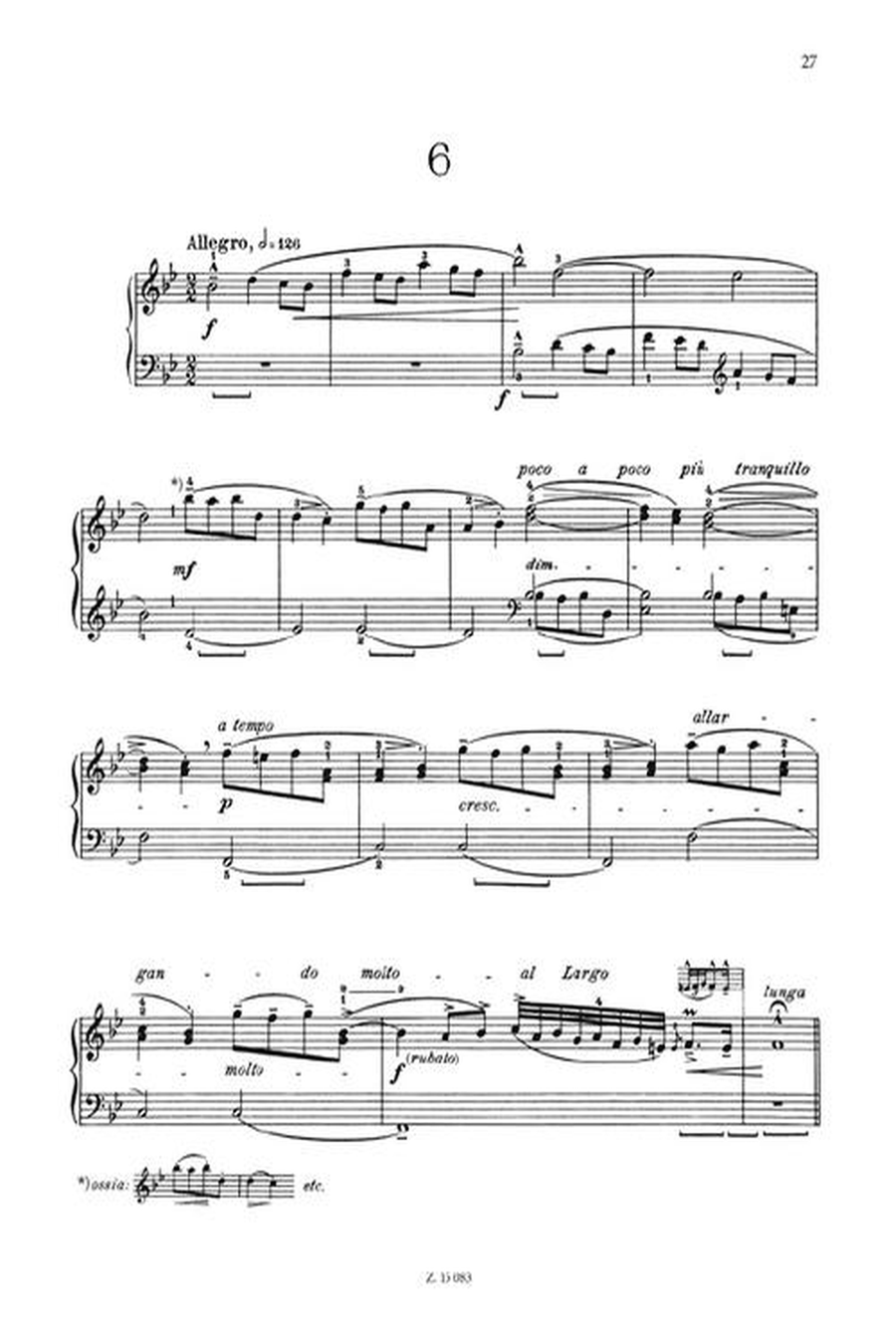 Selected Piano Pieces Piano Solo scores gallery preview page 4
