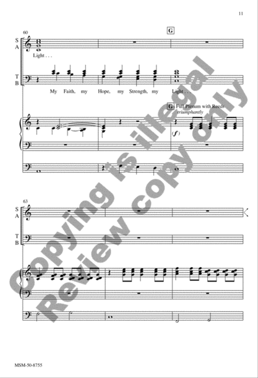 My Faith, My Hope 4-Part scores gallery preview page 22