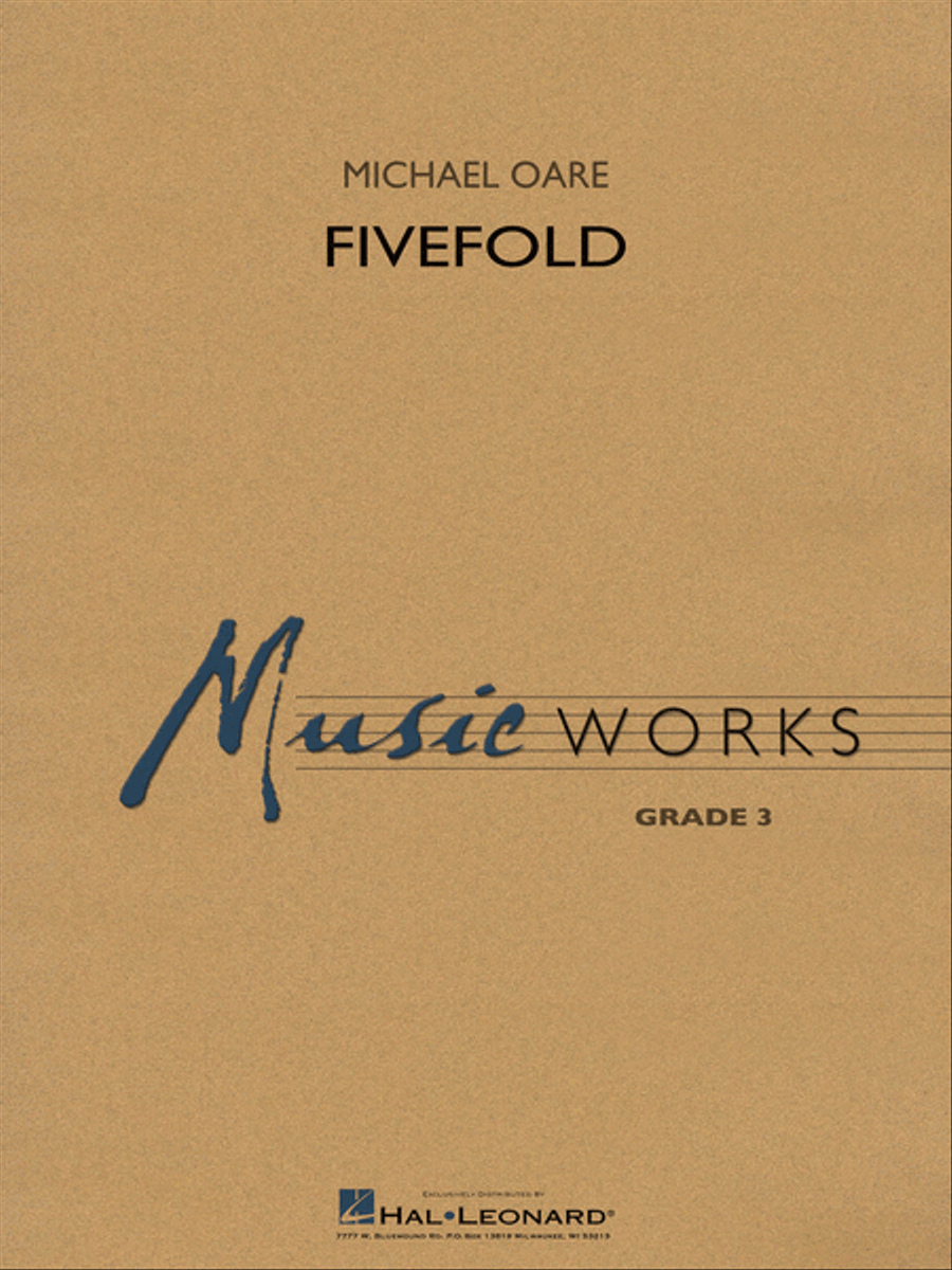 Fivefold Fivefold Concert Band scores gallery preview page 1