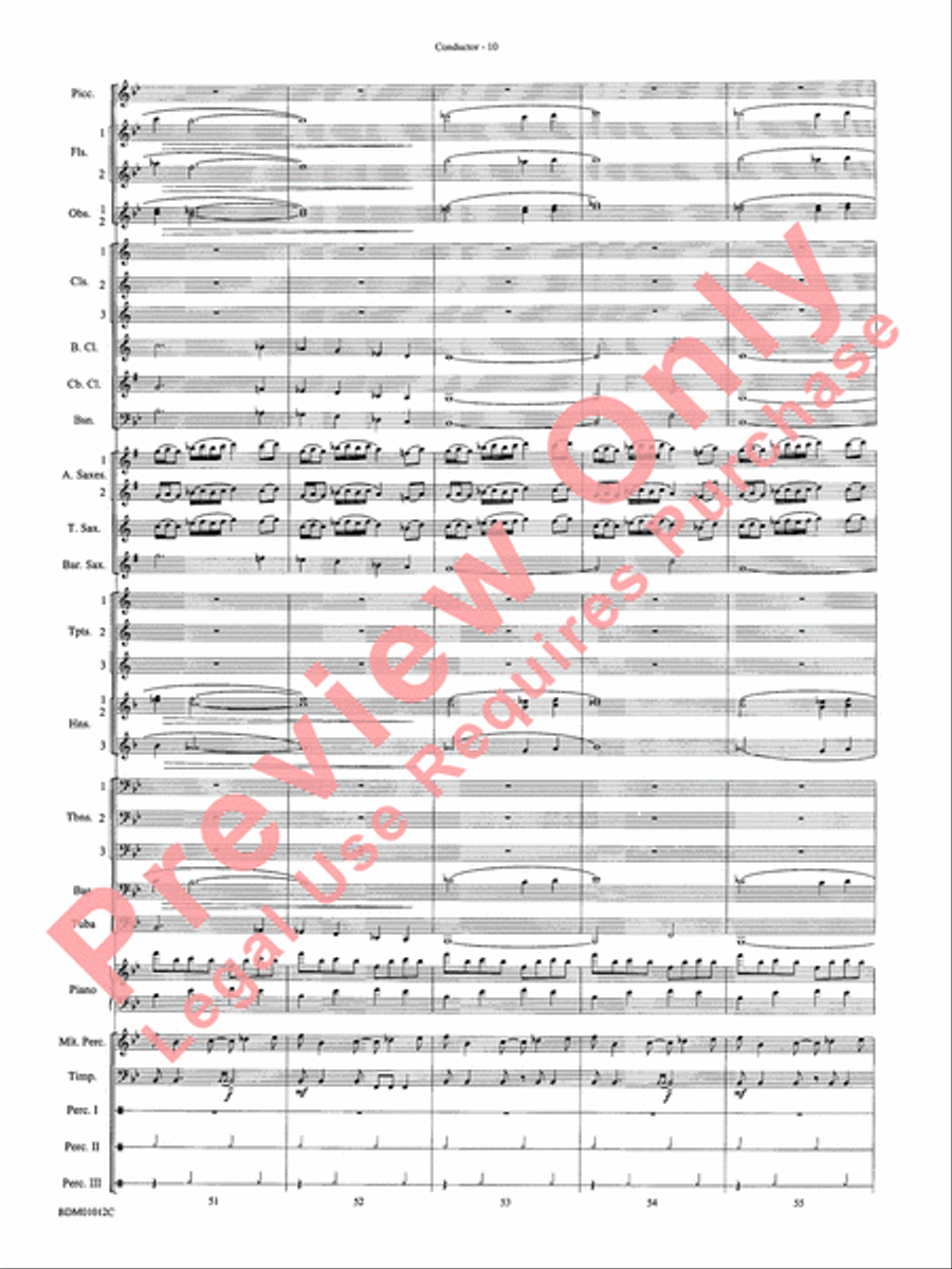 Inchon Concert Band scores gallery preview page 15