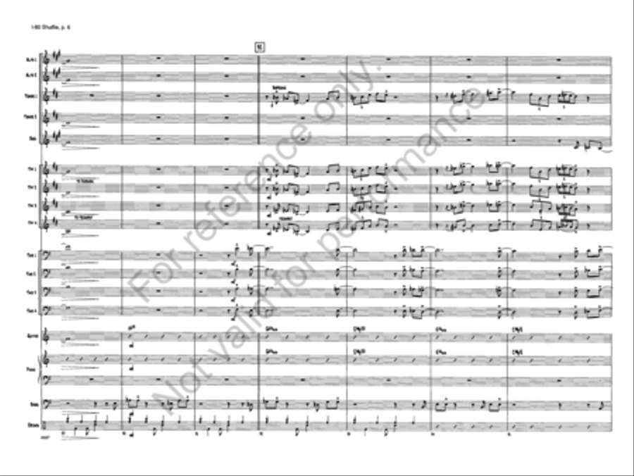 I-80 Shuffle I-80 Shuffle Jazz Ensemble scores gallery preview page 6