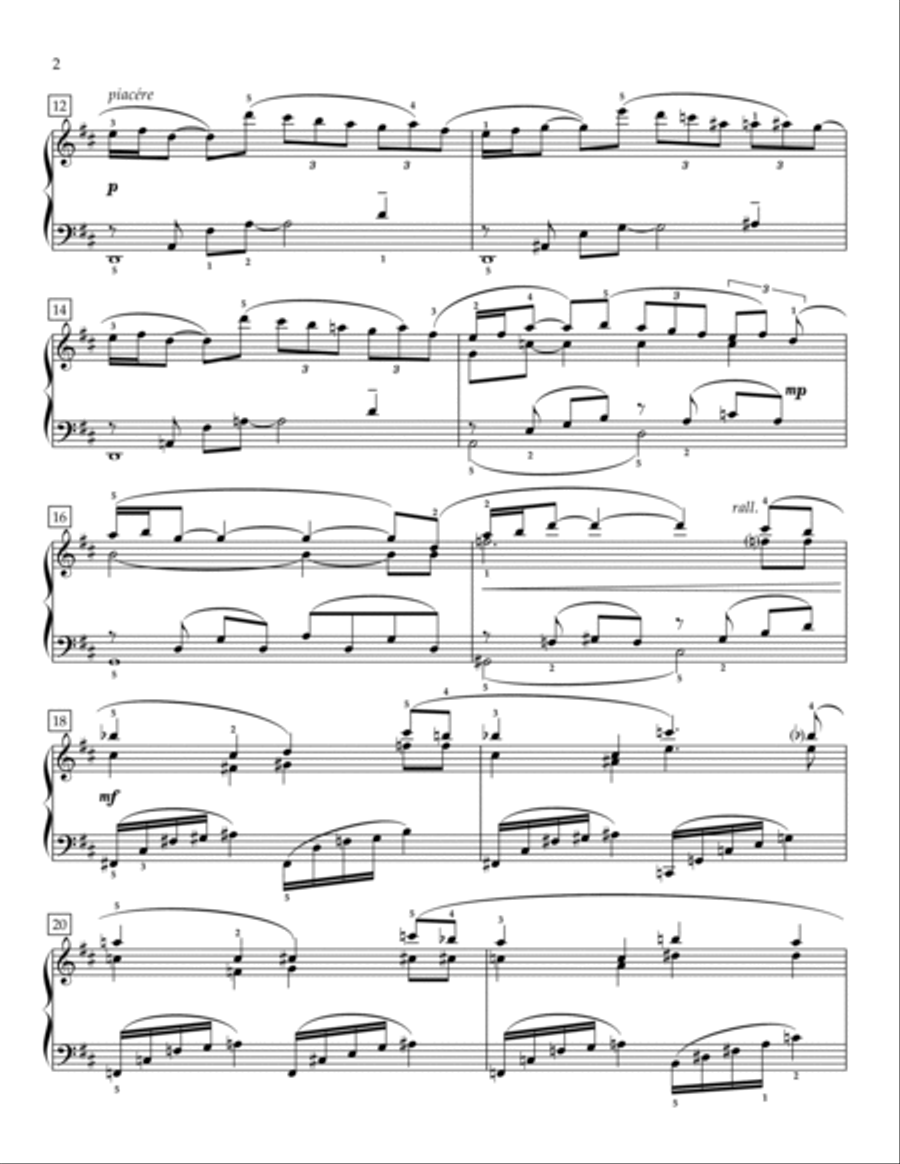 Summer Of 42 Piano Solo scores gallery preview page 2