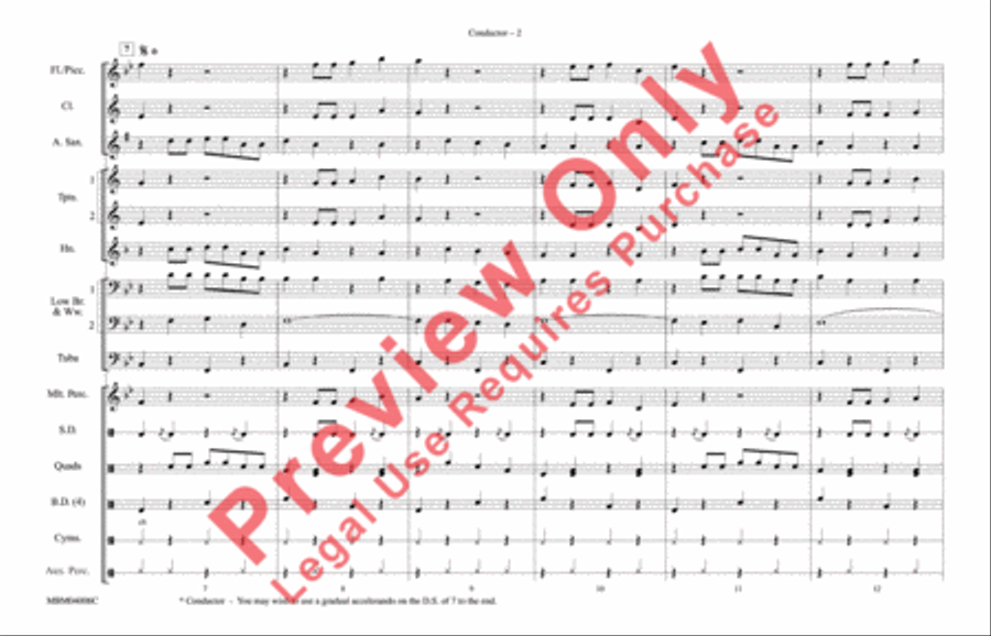 The Chicken Dance The Chicken Dance Marching Band scores gallery preview page 3