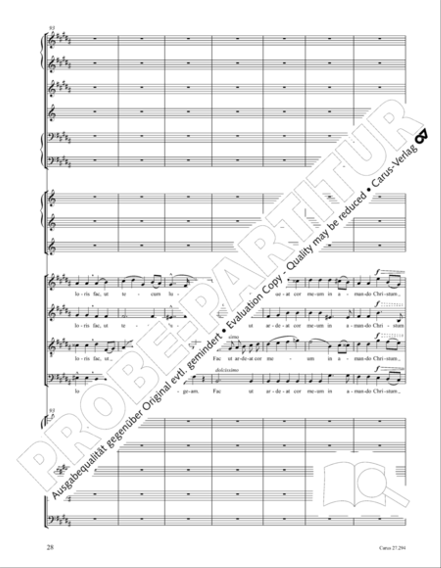 Stabat mater Stabat mater 4-Part scores gallery preview page 29