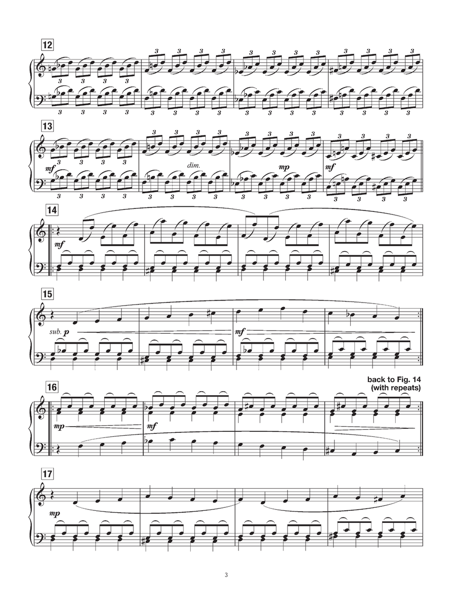 Etude No. 1 Piano Method scores gallery preview page 3