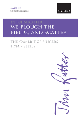 Book cover for We plough the fields, and scatter