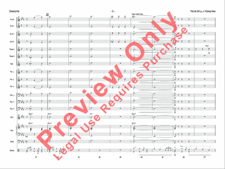 You're Still a Young Man Jazz Ensemble scores gallery preview page 9