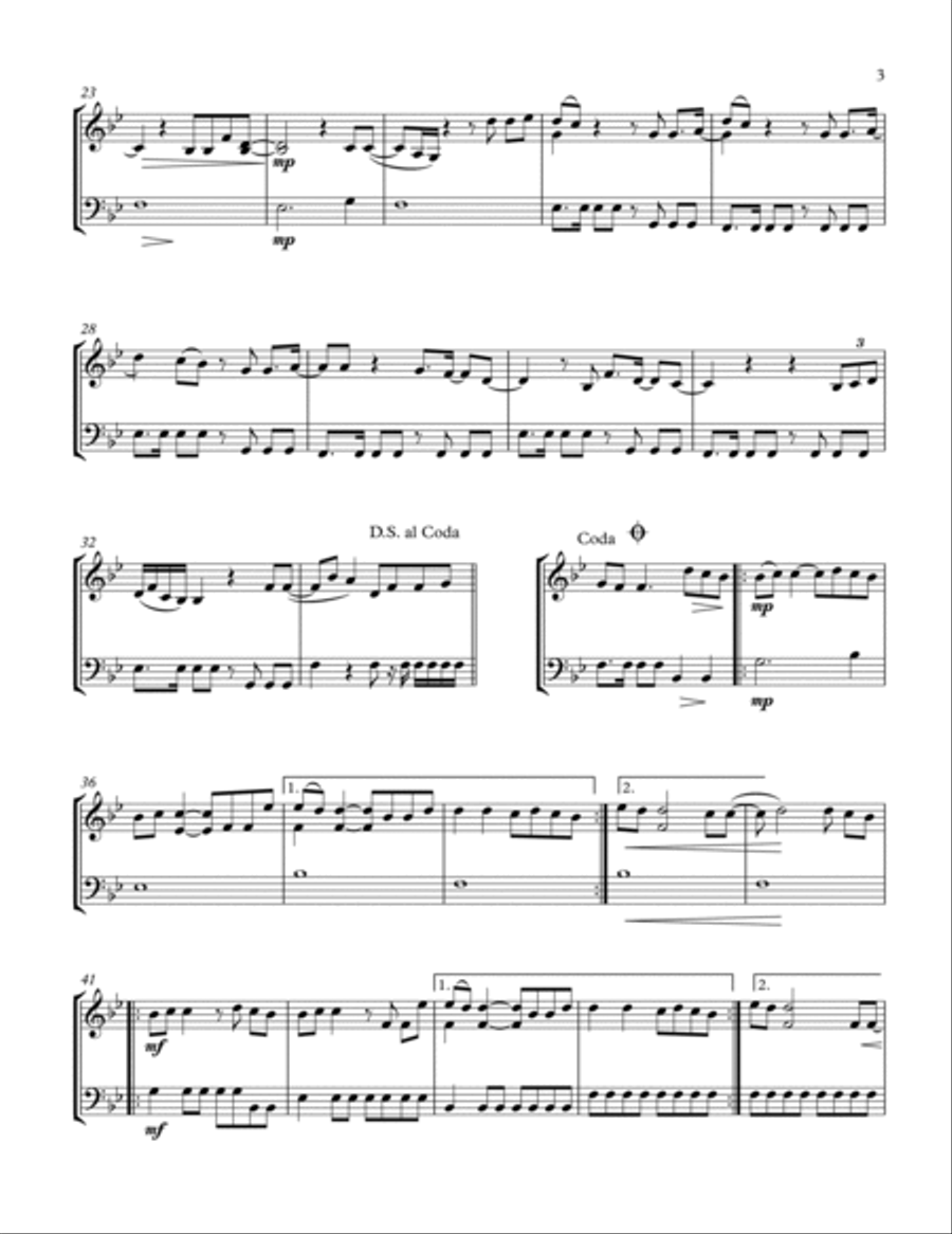 Famous For (i Believe) String Duet scores gallery preview page 5