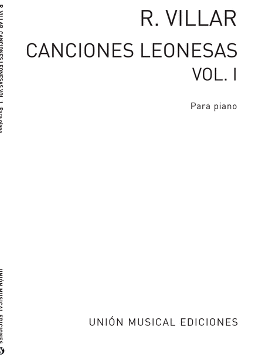 Canciones Leonesas Vol.1 Piano Solo scores gallery preview page 1