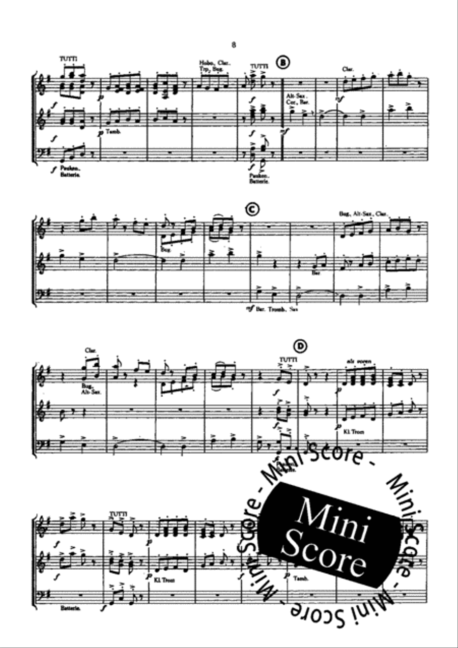 Nach Franzosischer Art Nach Franzosischer Art Concert Band scores gallery preview page 10