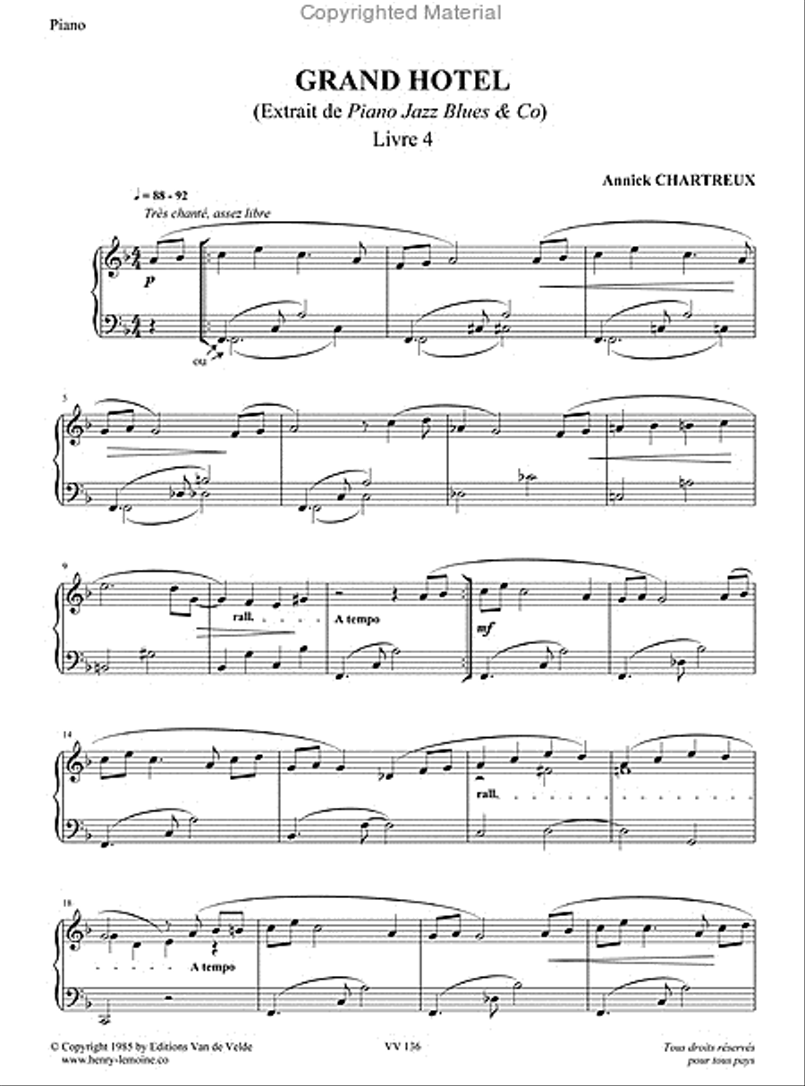 Piano Jazz Blues 4 Piano Jazz Blues 4 Piano Solo scores gallery preview page 7