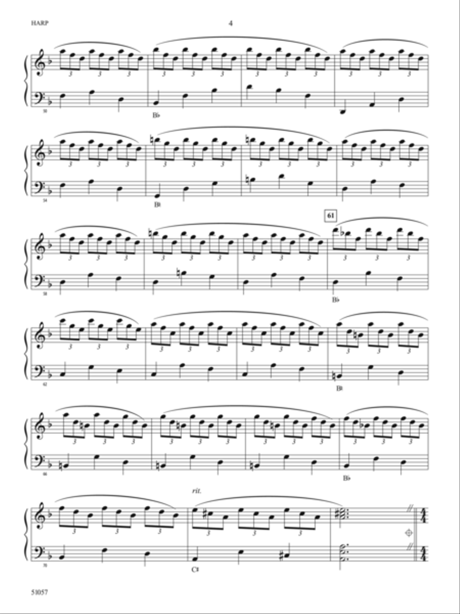 Alis Volat Propriis: Harp String Orchestra scores gallery preview page 4