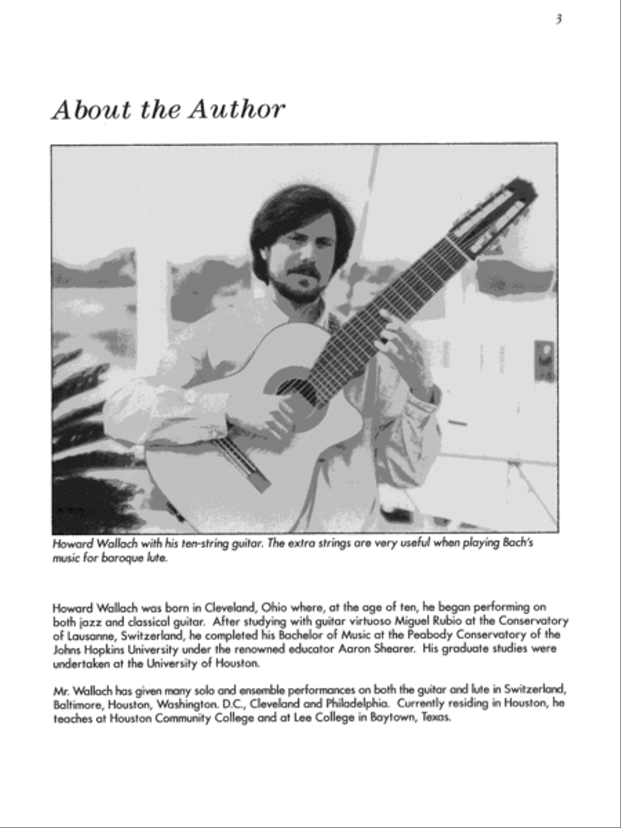 Bach for Guitar - Masters in Tab Electric Guitar scores gallery preview page 3