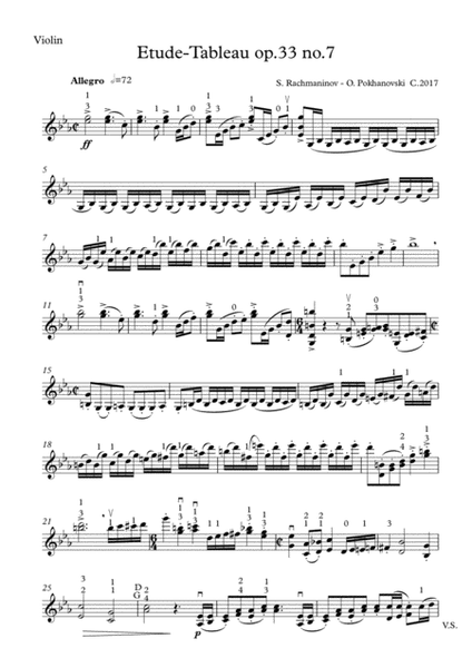 Rachmaninov Etude-Tableau in E-flat, op.33#7 image number null