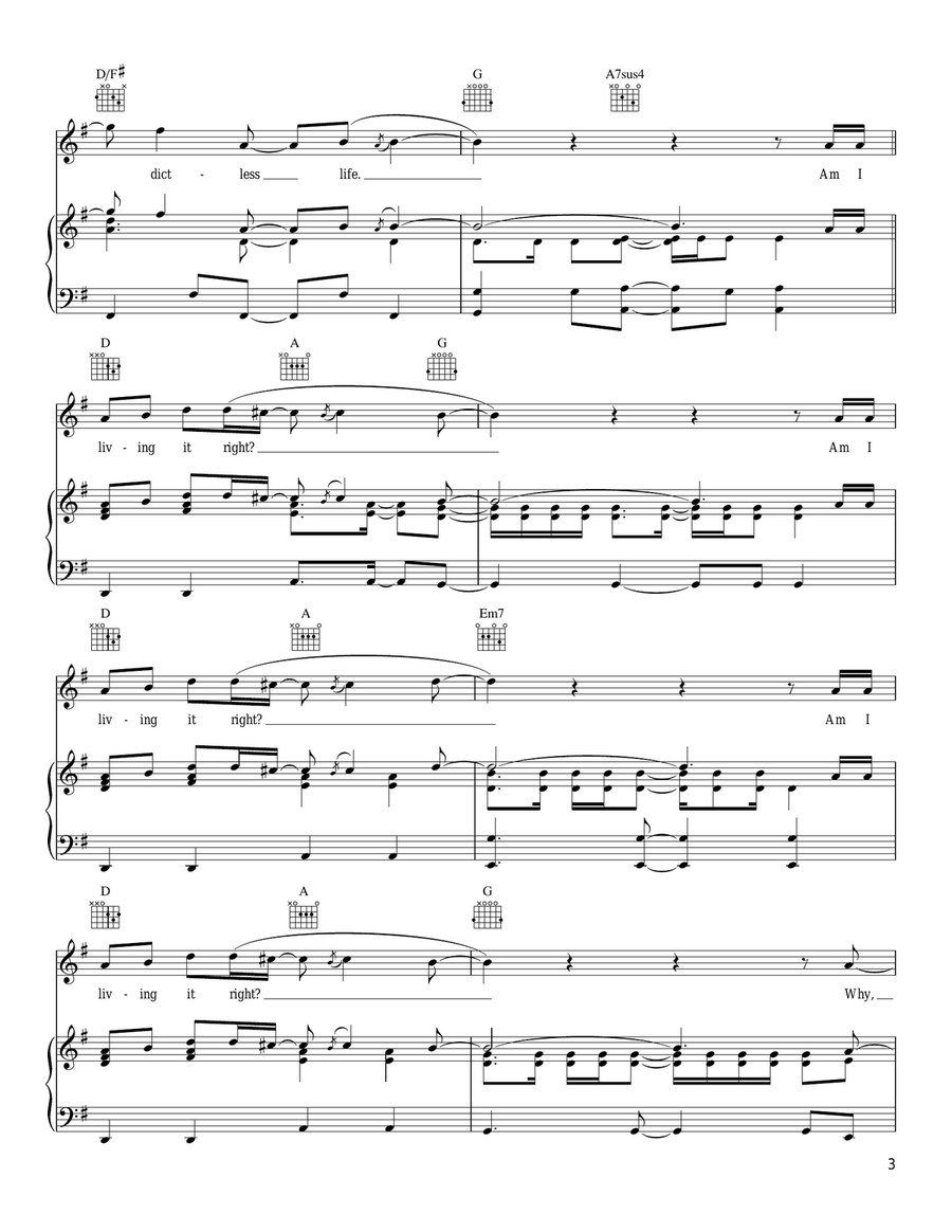 Why Georgia Piano, Vocal, Guitar scores gallery preview page 3