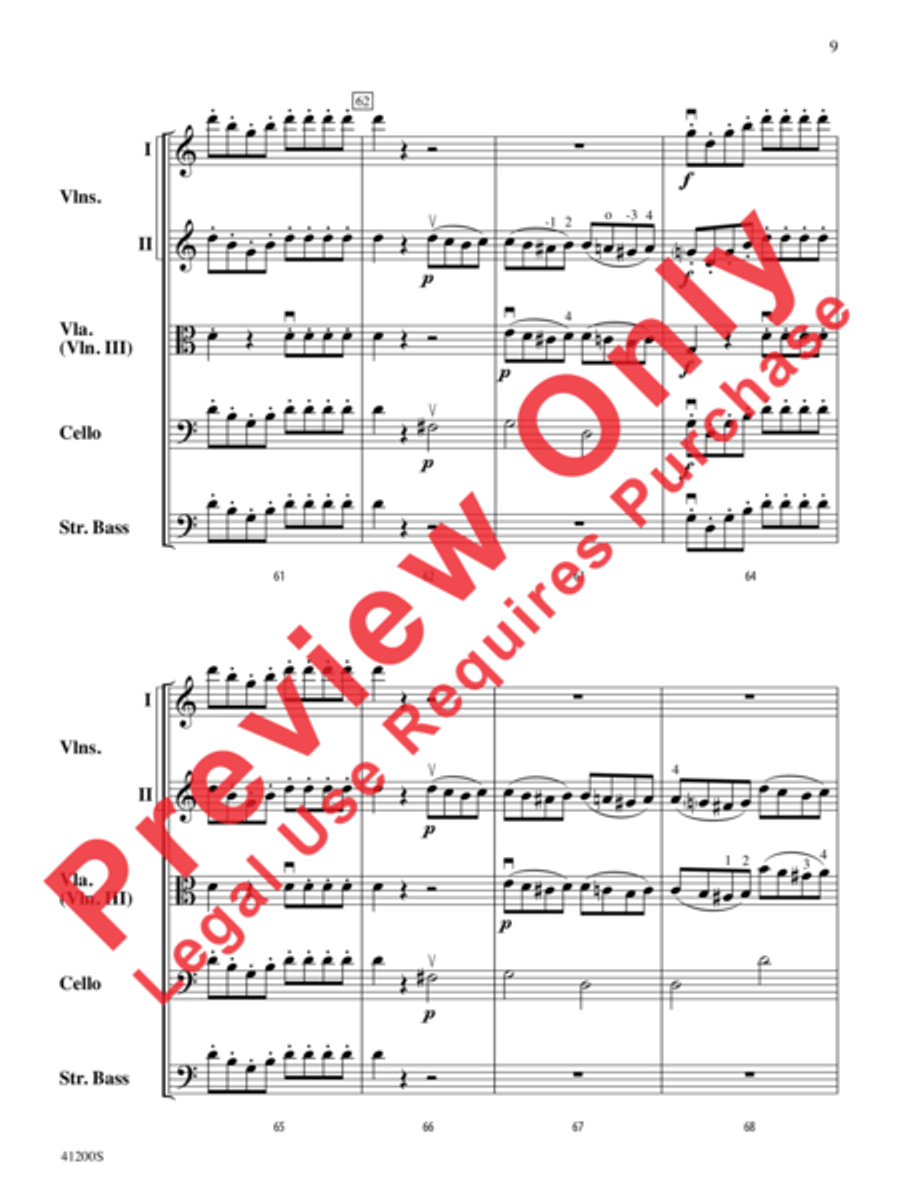 Allegro Molto Allegro Molto String Orchestra scores gallery preview page 10