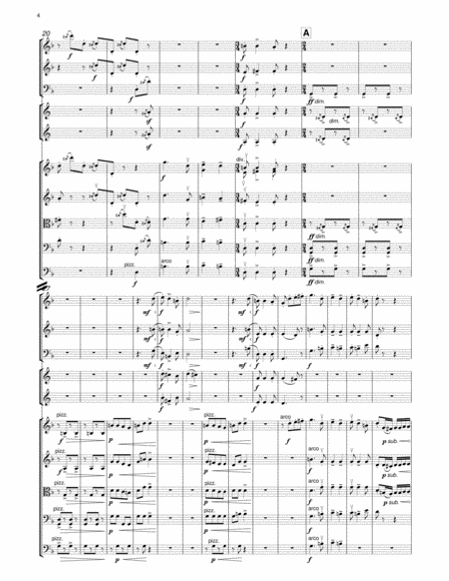 IAN BUTTERWORTH Li'l Liza Jane for chamber orchestra Chamber Orchestra scores gallery preview page 3