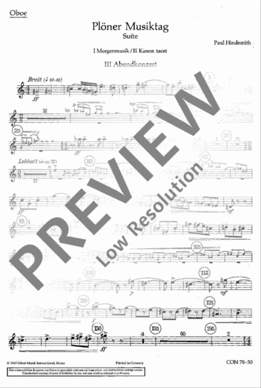 Plöner Musiktag Orchestra scores gallery preview page 6