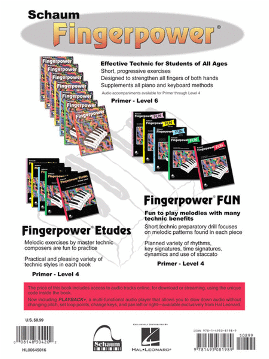 Fingerpower® – Primer Level Piano Method scores gallery preview page 6