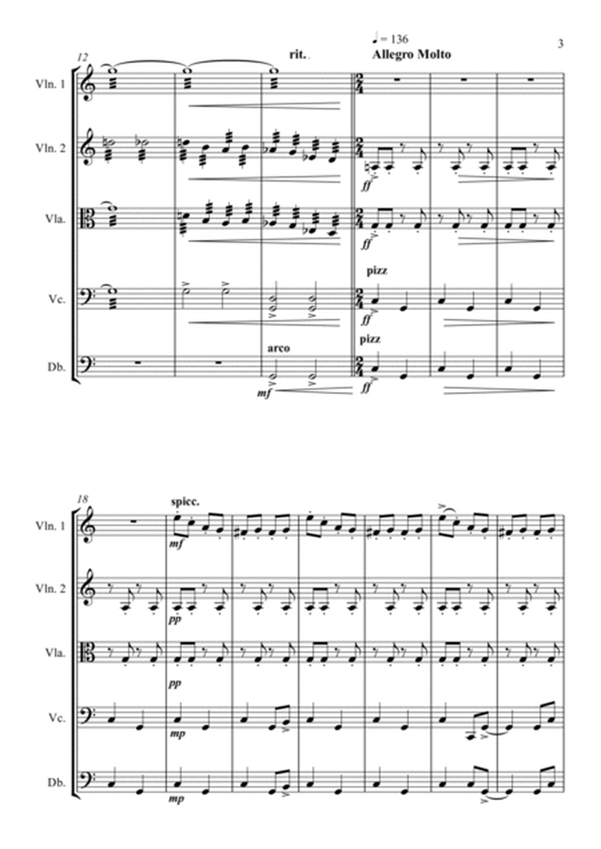 Humdinger, for String Orchestra (Standard Arrangement) image number null