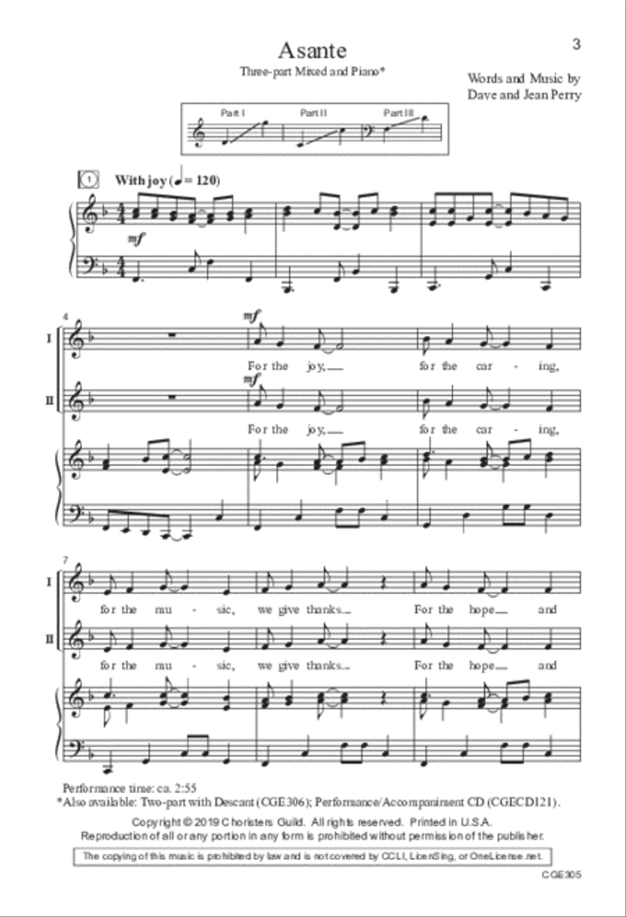 Tiny Little Baby Born in Bethlehem (Three-part Mixed) 3-Part scores gallery preview page 2