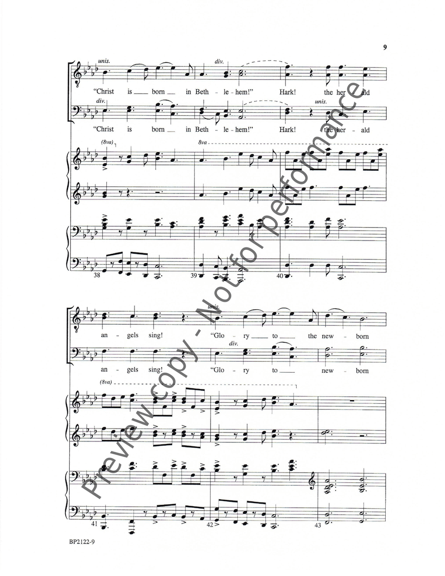 Hark! the Herald Angels Sing - Forrest - TTBB TTBB scores gallery preview page 9