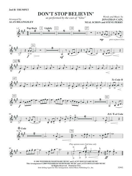 Don't Stop Believin': 2nd B-flat Trumpet
