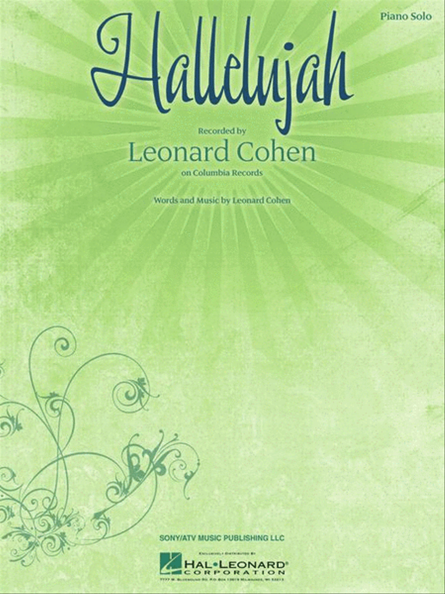 Hallelujah Hallelujah Piano Solo scores gallery preview page 3
