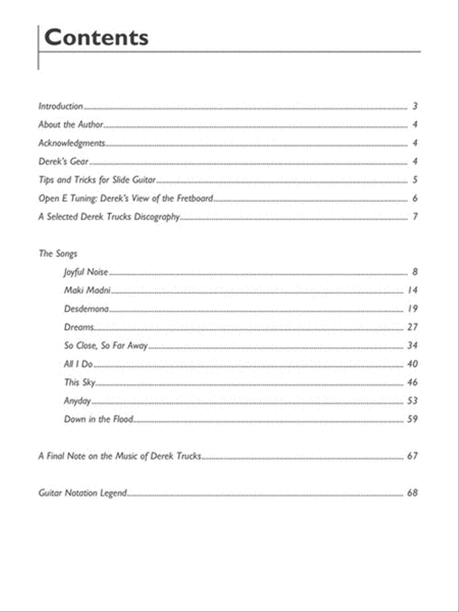 Derek Trucks Legendary Licks Electric Guitar scores gallery preview page 2