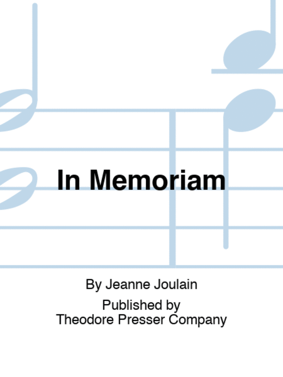 In Memoriam