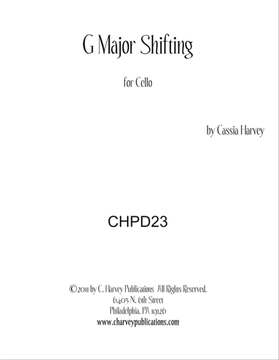 G Major Shifting for the Cello Cello Solo scores gallery preview page 2