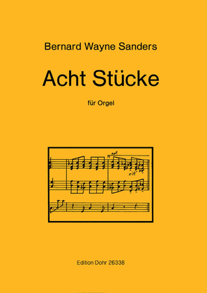 Book cover for Acht Stücke für Orgel