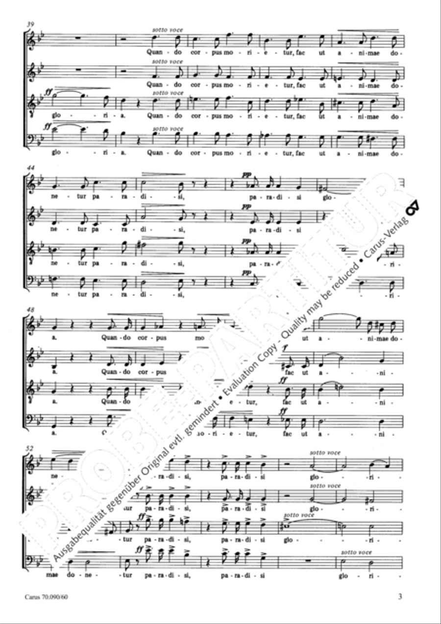 Quando corpus morietur 4-Part scores gallery preview page 4