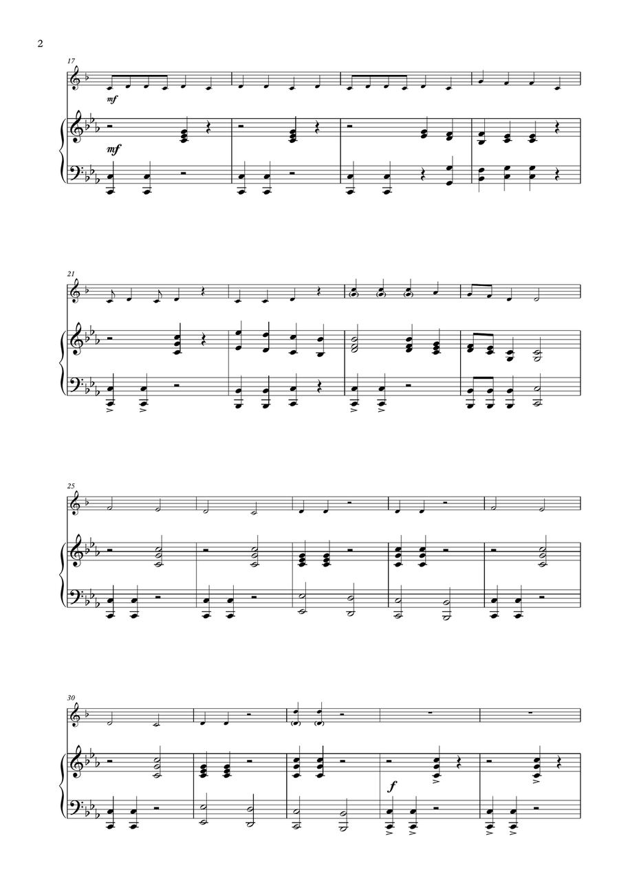 We Will Rock You Trumpet Solo scores gallery preview page 2