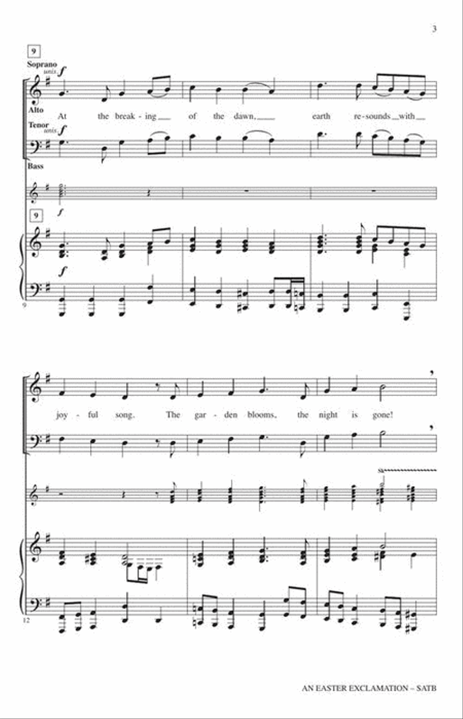 An Easter Exclamation 4-Part scores gallery preview page 4