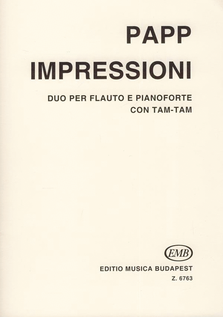 Impressioni Impressioni Flute scores gallery preview page 1