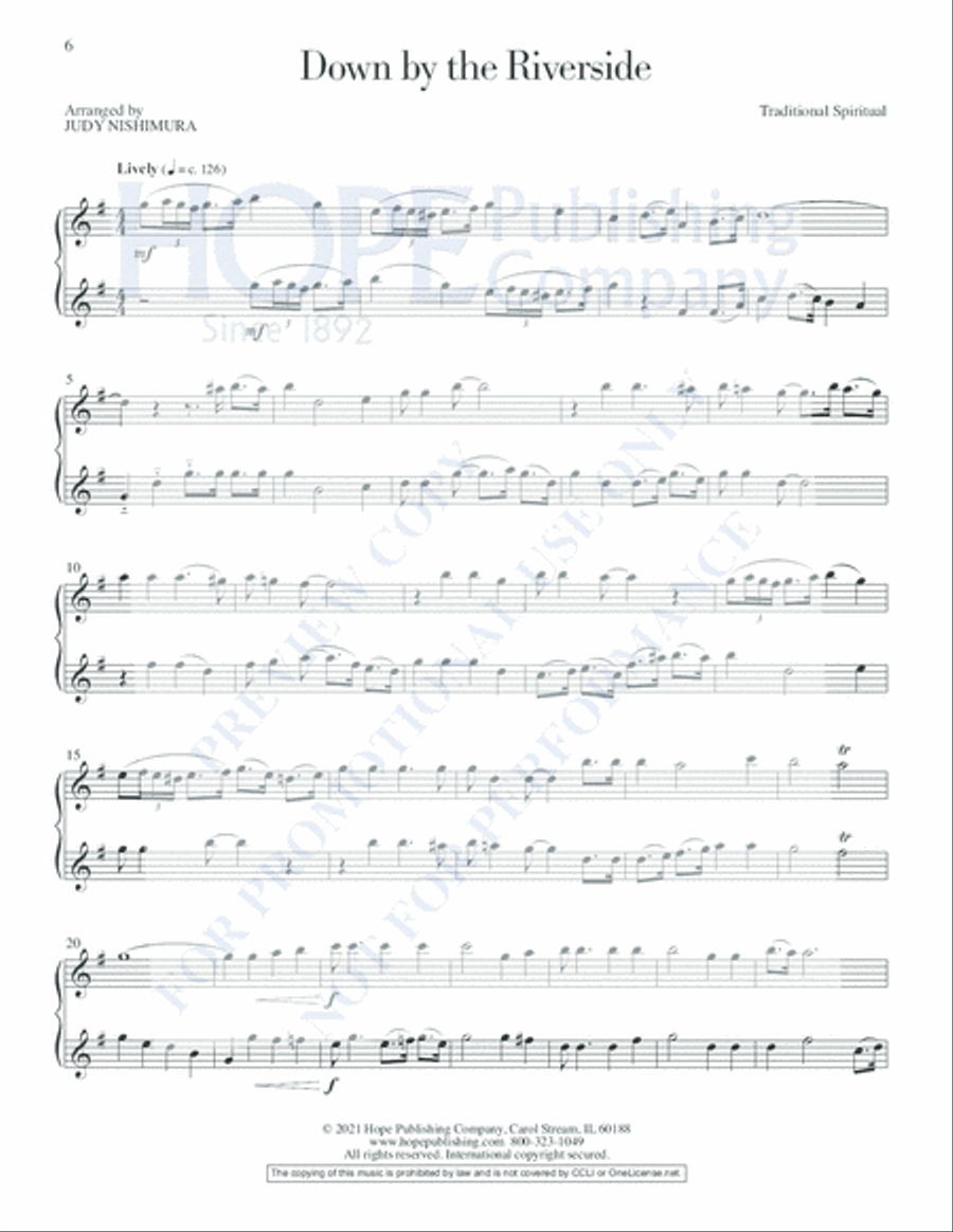 Soaring Spirits Flute Duet scores gallery preview page 11
