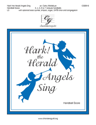Book cover for Hark! the Herald Angels Sing - Handbell Score